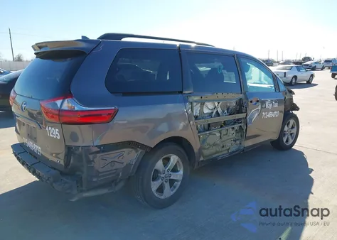 2020 Toyota Sienna Le из США, поврежденный, VIN 5TDKZ3DC0LS059460